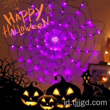 Lampu web halloween spider